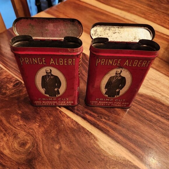 Lot of 3, EMPTY Prince Albert Tins & Hershey's Tin Bank. - Picture 9 of 13